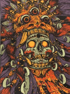 Bali Skull - 2015 Jeral Tidwell Poster Art Print 3rd Edition