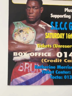 Boxing - 1996 Poster Frank Bruno Vs. Mike Tyson Las Vegas, NV MGM -Soldout Posters image 0891d69c 1e26 4de9 aad7 52ba119b2619