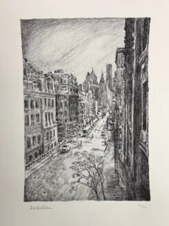 Centre St. - 2021 David Welker Poster, Art Print