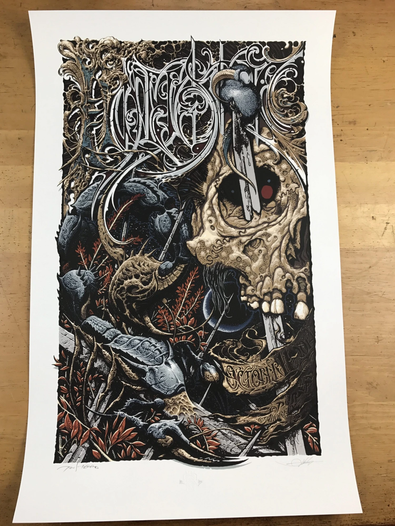 Hyperstoic - 2014 Aaron Horkey Poster VACVVM Pushead 4 Hyperstoic - 2014 Aaron Horkey Poster VACVVM Pushead - Image 2