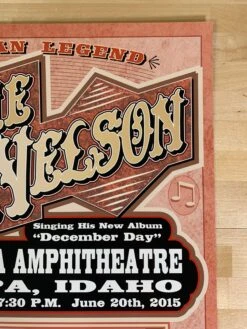 Willie Nelson - 2015 Franks Brothers Poster Nampa, Idaho -Soldout Posters image 0f96ffab 4c57 44f0 9c6b a57ce5e439cb