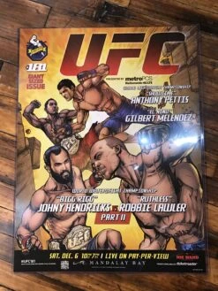 UFC 181 Poster Pettis Vs. Melendez Hendricks Lawler -Soldout Posters image 19080387 b54c 4ec7 8a14 382110f407d0