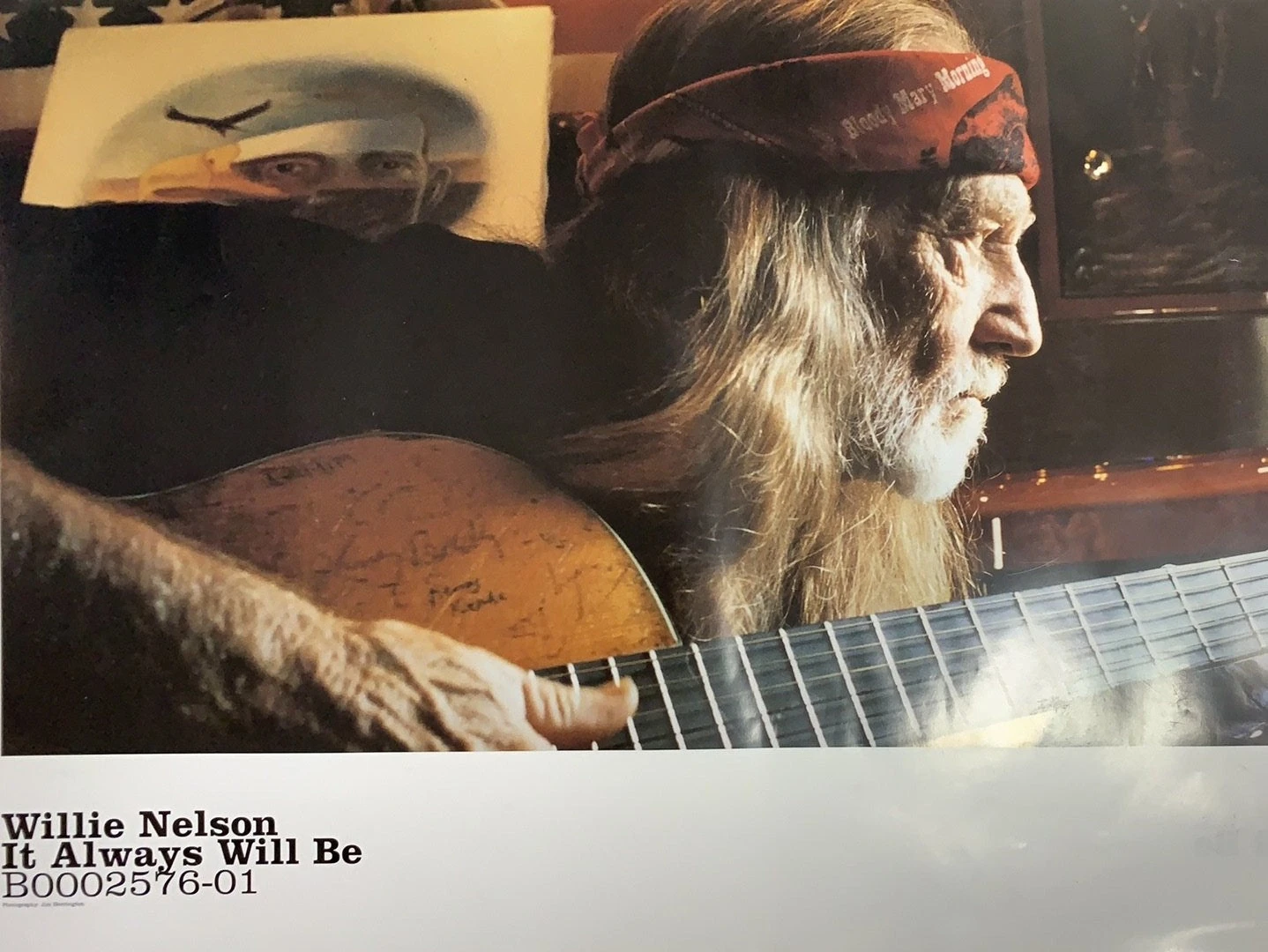 Willie Nelson - Original Promo Poster Vinyl Insert 24x15 Record Art 3 Willie Nelson - Original Promo Poster Vinyl Insert 24x15 Record Art