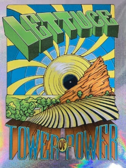 Lettuce - 2022 Miller Poster FOIL Red Rocks Morrison, CO X/200