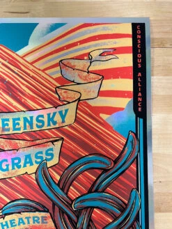 Greensky Bluegrass - 2022 Half Hazard Poster FOIL Red Rocks Morrison, CO -Soldout Posters image 1da9016a c4f4 46e2 b8a5 e5d0dc10adb1