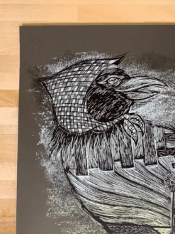 Rural Corvus - 2009 Dan Grzeca Poster Art Print Charcoal Grey -Soldout Posters image 1f32eae9 9442 4dbd 997c af1777670878