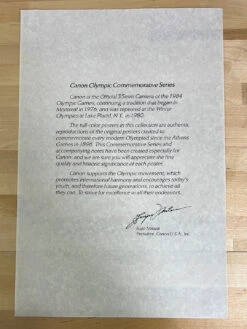 Canon Olympic Commemorative Series 1984 - Poster 1900 Paris, France -Soldout Posters image 268c3288 13d6 4ecc 987d c6dedac465d8