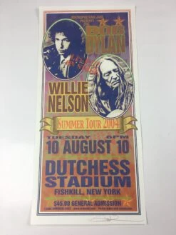 Bob Dylan/Willie Nelson - 2004 Mark Arminski Poster Fishkill, NY Dutchess Stadiu -Soldout Posters image 273987e3 1072 4695 9eaf d2da55d4ed32