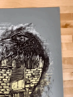 Urban Corvus - 2009 Dan Grzeca Poster Art Print Charcoal Grey -Soldout Posters image 2a00d6bc 6e94 4248 8051 4fca34bd920d