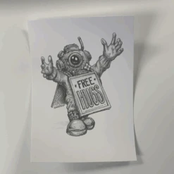 How You Feeling? - 2020 AJ Masthay Poster Art Print W/ Free Hugs -Soldout Posters image 2a301187 9321 4ca8 82fa f48b8809e4dc