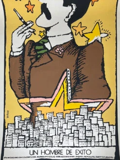 Un Hombre De Exito - 1987 Cuban Movie Poster Original Vintage