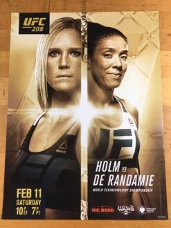 UFC 208 - Holm Vs De Randamie Poster -Soldout Posters image 2e13c547 6af8 48ae 8f12 299698c250e9