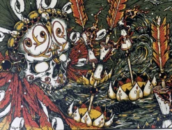 Thai Skull - 2009/2010 Jeral Tidwell Poster Art Print 1st Edition