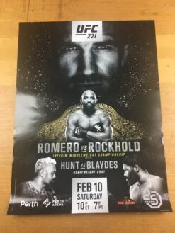 UFC 221 - 2018 Poster Romero Vs Rockhold Interim Middleweight Championship -Soldout Posters image 312a773a 4fc1 4f6d bf9a 1b5b2dc22dc9