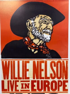 Willie Nelson - 2010 Hatch Show Print 6/4 Poster Killarney, Ireland