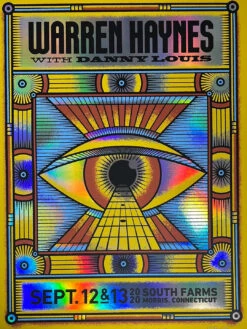 Warren Haynes - 2020 Mike Tallman Poster Morris, CT FOIL
