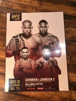 UFC 206 Poster Cormier Vs. Johnson 2, Holloway Vs. Pettis -Soldout Posters image 359413ad b58b 4ff2 9b2c 959626744f5f