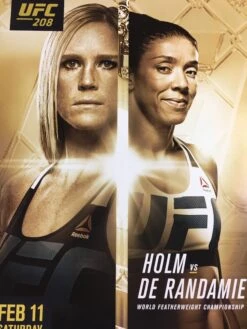 UFC 208 - Holm Vs De Randamie Poster
