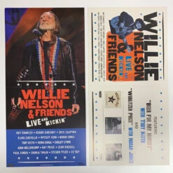 Willie Nelson - 2003 Original Vinyl Poster Insert 24x12 Record Art -Soldout Posters image 3b211b6c cc20 4d94 b01d cacc916febbc