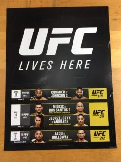 UFC Lives Here Poster 210, 211, 212 -Soldout Posters image 3b4dad3b a8c5 4ee1 a055 03c715d76403