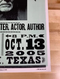 Willie Nelson - 2005 Franks Brothers Poster Smithville, Texas -Soldout Posters image 3c567362 2d1c 4228 94cc b4b2f4502ba5