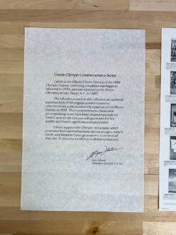 Canon Olympic Commemorative Series 1984 - Poster 1936 Berlin -Soldout Posters image 3cec8e5e 3fe5 45ac 9b3c b72615c1092a