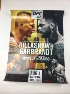UFC 227 - 2018 Poster Dillashaw Vs Garbrandt; Johnson Vs. Cejudo -Soldout Posters image 410a6b6f 23b2 4e63 97e3 dbba91427ccf