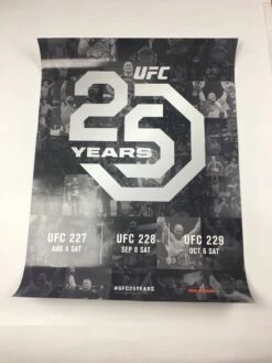 UFC 25 Years - 2018 Poster 227, 228, 229 -Soldout Posters image 4118f125 e77b 4a58 b5c8 7baf11043ba0