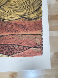 Ash - 2009 Dan Grzeca Poster Art Print Copper/Gold Variant -Soldout Posters image 45cb78f7 863e 4eec a329 b2849938bd6a