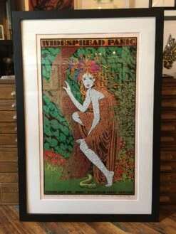 Widespread Panic - 2016 Chuck Sperry Poster Savannah Rose Shimmer #1 FRAMED