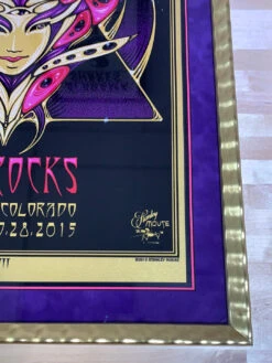 Widespread Panic - 2015 Jeff Wood Poster Red Rocks Morrison, CO FRAMED -Soldout Posters image 4abdccc7 d9ae 42a3 8e54 b9e567d86b98