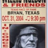 Willie Nelson - 2004 Franks Brothers 10/31 Poster Bryan, TX -Soldout Posters image 4bc27961 36dc 4889 a57c f714a13ecde3