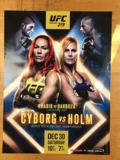 UFC 219 - Cyborg Vs Holm Poster MMA Ultimate Fighting Print -Soldout Posters image 4c71cdce 4d0e 45b5 8125 73a0289e0c24