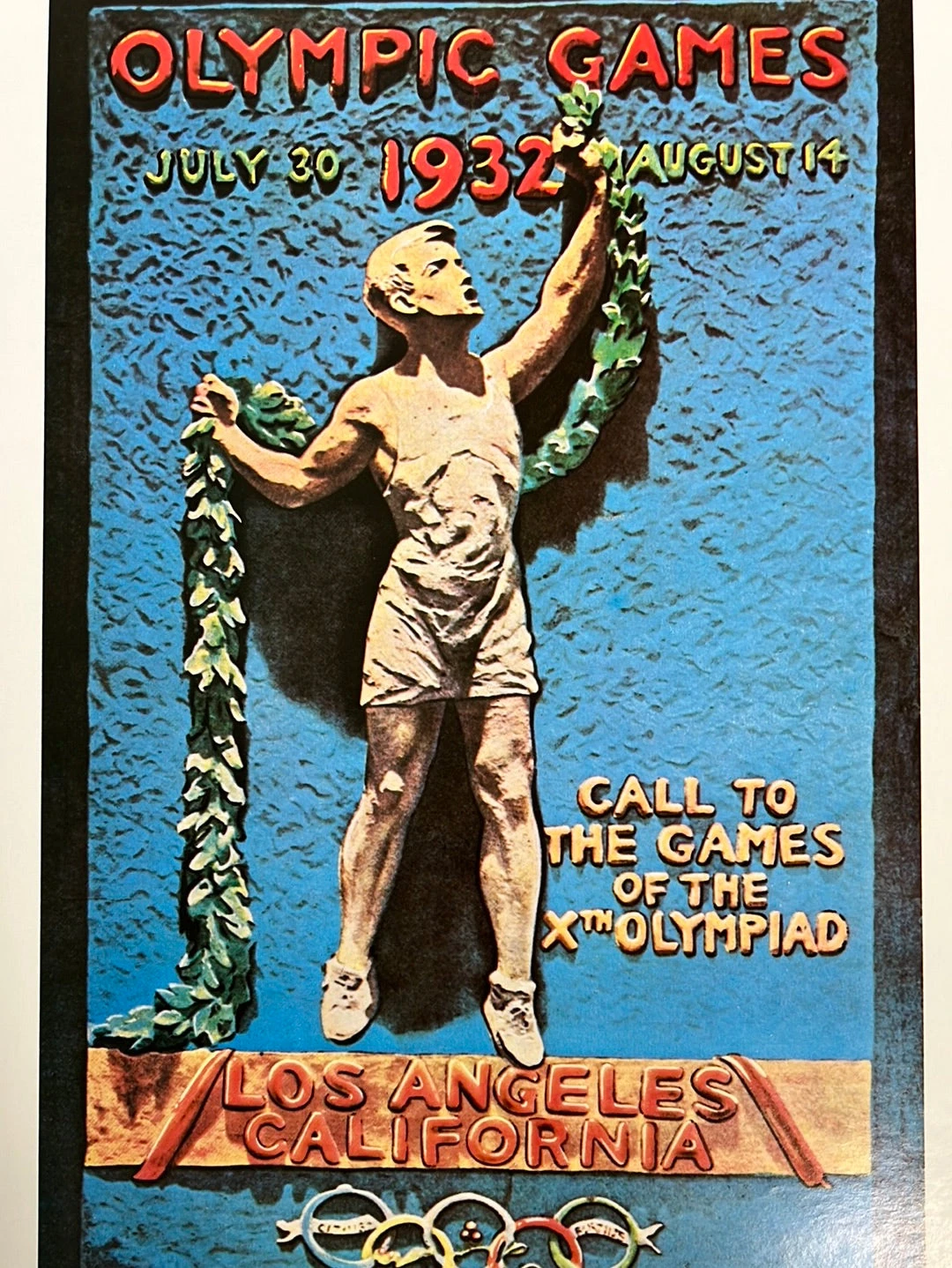 Canon Olympic Commemorative Series 1984 - Poster 1932 Los Angeles, CA 3 Canon Olympic Commemorative Series 1984 - Poster 1932 Los Angeles, CA