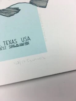 Flatstock 43 - 2014 Justin Santora Poster Austin, TX Austin Convention Center -Soldout Posters image 4db9611a e756 4838 8c00 5c029cde644e