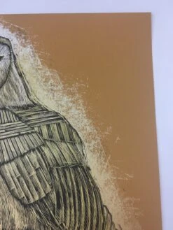 Reconstructed Barn Owl - 2013 Dan Grzeca Poster Art Print Burnt Orange -Soldout Posters image 51c1c4e0 de27 4858 8f68 ae41ebb31f60