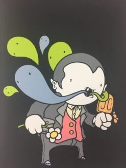 Untitled (Psych Drac) - 2008 Mike Budai Poster Art Print