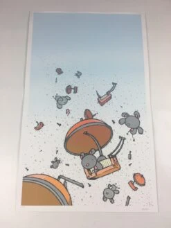 Untitled (Parachutes) - 2008 Mike Budai Poster Art Print -Soldout Posters image 5c3dadb9 ec6f 4289 b29f 3d1609cecc21