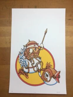 Joust - Mike Budai Art Print -Soldout Posters image 5e607795 1147 4909 b929 26b6f31215bb