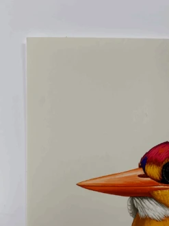 Fat Bird - 2020 Mike Mitchell Poster Rufous-Backed Dwarf Kingfisher 1st -Soldout Posters image 61a4dbeb c585 4f87 b056 897f135188f6