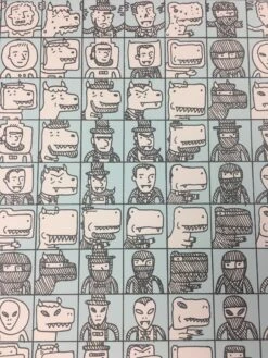 Official Creebobby Comics Archetype Times Table - 2009 Jacob Borshard Poster Art -Soldout Posters image 62138883 49a7 4b12 9113 8dfe72bc05eb