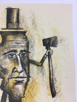 Land Of Lincoln - 2015 Dan Grzeca Poster Art Print Yellow -Soldout Posters image 6a59f113 4e80 4911 92f3 69ec1748607a