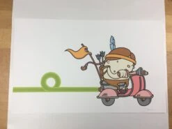 Untitled (Scooter) - 2008 Mike Budai Poster Art Print -Soldout Posters image 6af23969 4dd8 4c14 9165 4f5a32f74d49