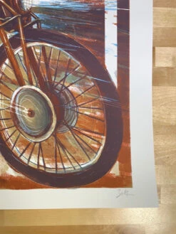 Bless The Wheel - 2021 Zeb Love Poster Motorcycle Art Print -Soldout Posters image 6e6d9d2d 81b8 4447 9dee c67bae411d10