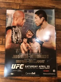 UFC 186 Poster Johnson Vs. Horiguchi Bisping Vs. Dollaway -Soldout Posters image 7022d346 f2a2 4433 acd1 c423a8919111