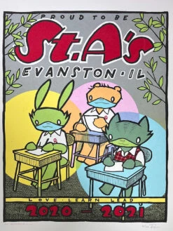 St. A's - 2020-2021 Jay Ryan Poster Evanston, IL