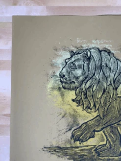 Serengeti Ghost - 2009 Dan Grzeca Poster Art Print Light Brown -Soldout Posters image 7830cc32 f7ac 430c 9f7b 6b6356381126