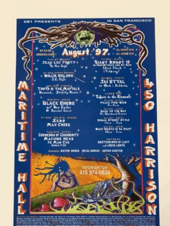 MHP 35 Willie Nelson - 1997 Poster Maritime Hall San Fran 1st -Soldout Posters image 79152218 3cba 4d07 bb41 d6dcae06d597