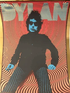 Bob Dylan - 2020 Carl Glover Poster Art Print Gold FOIL