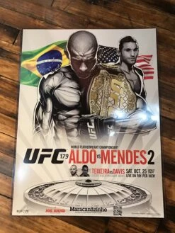 UFC 179 -2014 Poster Aldo Vs. Mendez 2 Brazil USA -Soldout Posters image 7b2bf212 fcb9 49cf 8a2d 7e04bccb7057